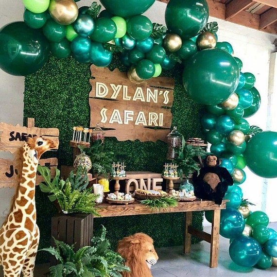 Jungle Safari Theme Birthday Party Supplies Tropical Balloon