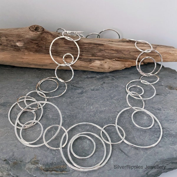 Circle Necklace - Etsy