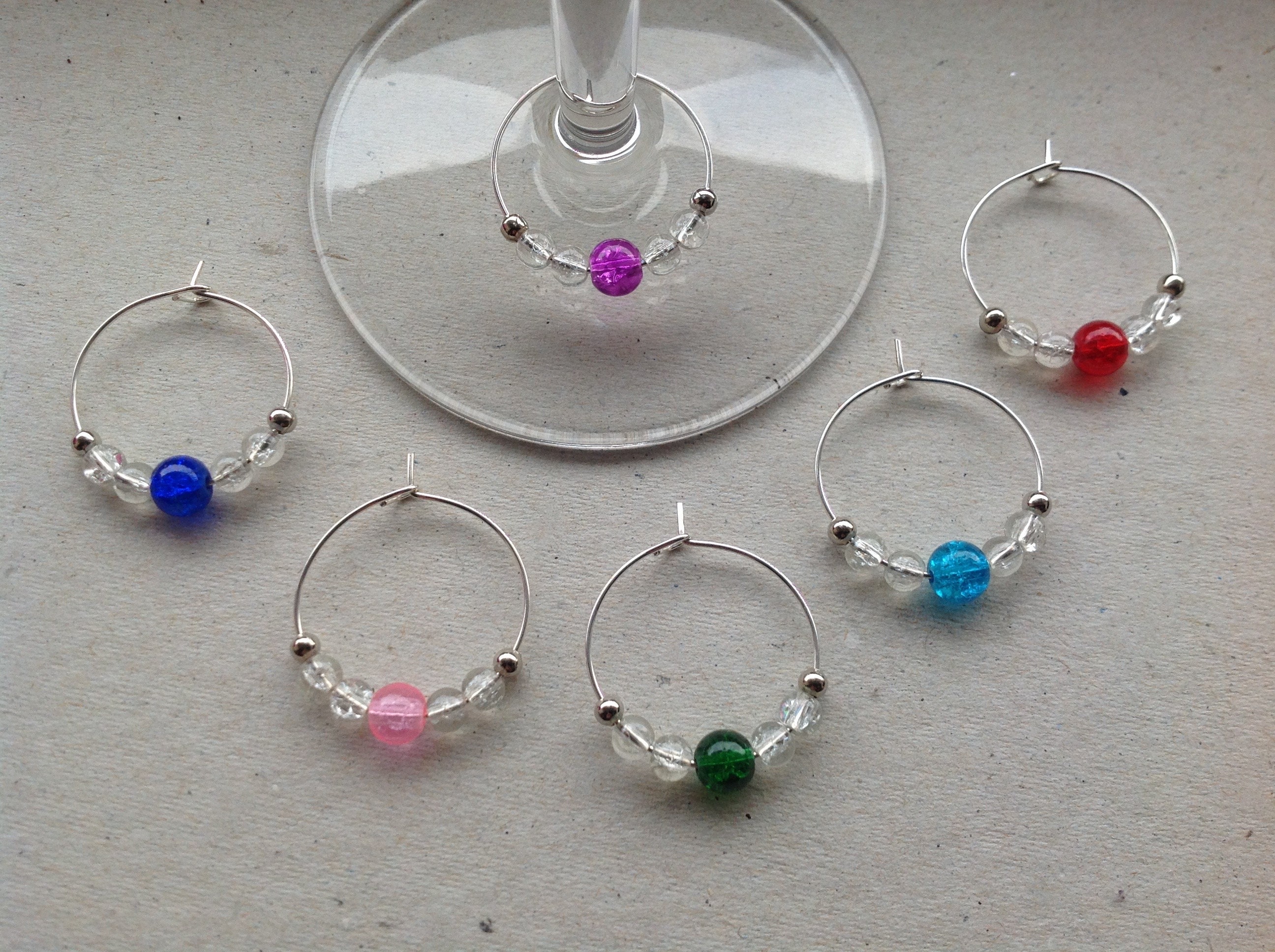 12 Days Of Christmas Wine Glass Charms