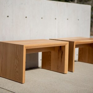 Modern Waterfall Bench