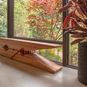 6' long Clothespin Bench image 2