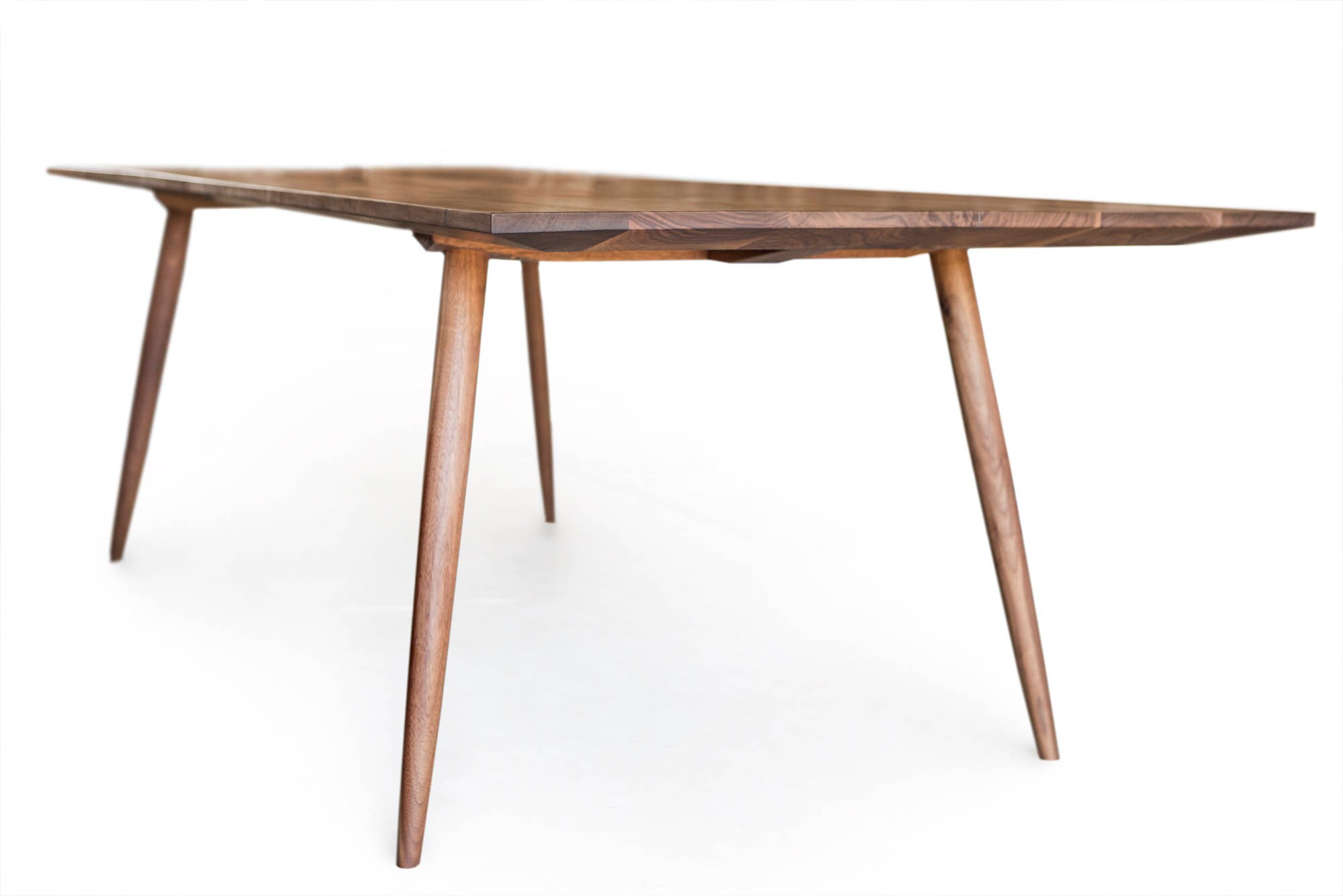 Mid Century Modern Design Walnut Dining Table - Etsy