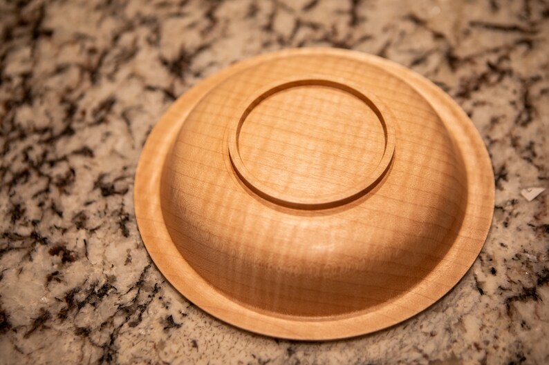 Curly Maple Hardwood Bowl image 6