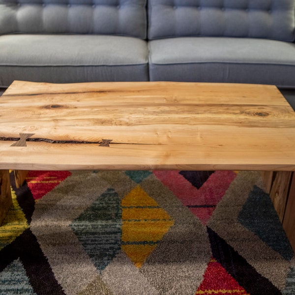 Waterfall Coffee Table Etsy