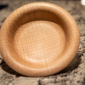 Curly Maple Hardwood Bowl image 2