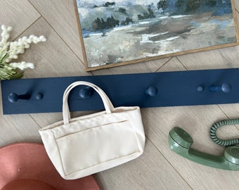 Peg rail | playroom organizer | Kitchen decor | Wooden peg rail | wooden peg rack | playroom hook decor | minimalist | hook rack