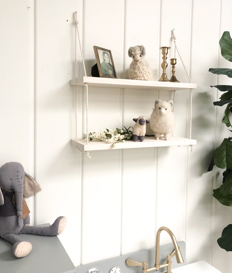 Nursery Shelf Nursery Decor Floating Shelf Hanging Etsy