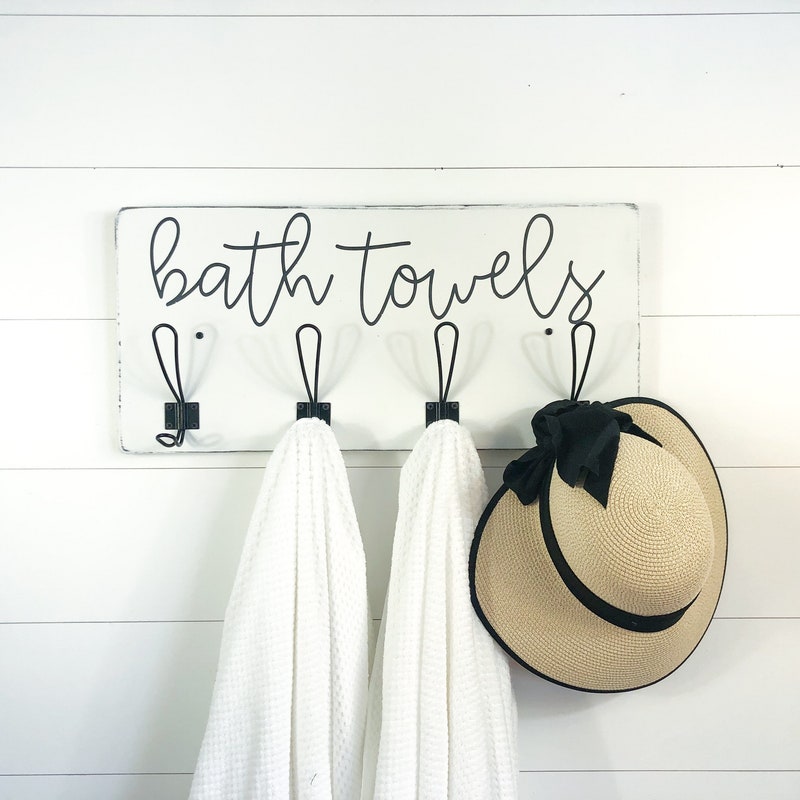 Unique Towel Hooks for Bathroom - Etsy