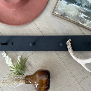 Peg rail | playroom organizer | Kitchen decor | Wooden peg rail | wooden peg rack | playroom hook decor | minimalist | hook rack