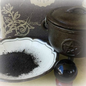 Witches Black Salt, Ritual Salt, Protection Salt, Witchcraft Supplies, Spiritual Protection, Black Salt, Wicca, Witchcraft