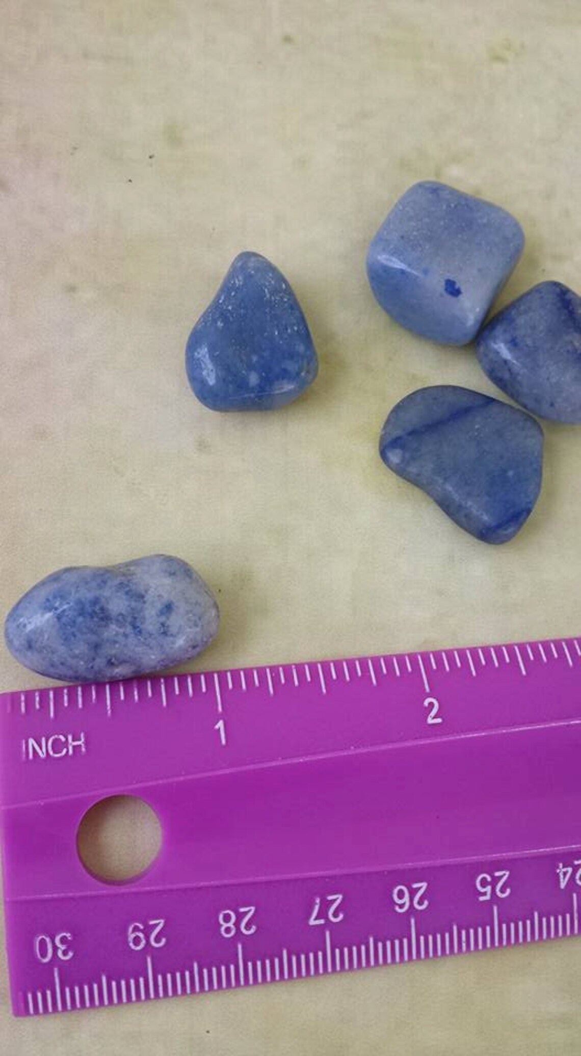 Blue Quartz Blue Quartz Tumbled Stones Healing Crystals Etsy