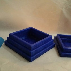 Juego de cuencos piramidales escalonados para reptiles, juegos grandes y pequeños: cuencos para agua y calcio sin escape de gusanos y sin vuelcos