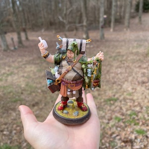 Shady Merchant- 75mm dnd Resin 3D printed mini figure- hand painted- hand made- collectible figurine