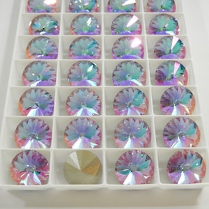 Aqua Transmission F (12 mm o 14 mm) Swarovski 1122 Pietre Rivoli