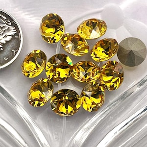 Tournesol F (39ss-8 mm) Swarovski 1088 XIRIUS Chaton strass