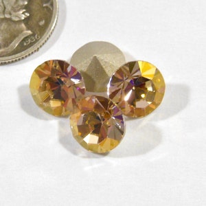 Lila Pálido Limón Niebla F (39ss - 8mm) Preciosa Chaton Rhinestones