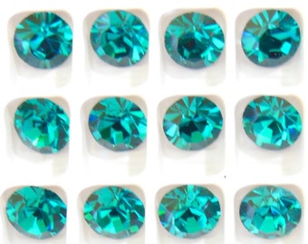 Blue Zircon F (39ss or 47ss) Preciosa Maxima Chatons Rhinestones