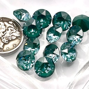 Pine Green Ignite UNF (39ss - 8mm) Swarovski 1088 XIRIUS Chaton Rhinestones