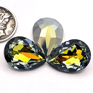 Outono na Nova Inglaterra UNF (18x13mm) Swarovski Art 4320 Pedra extravagante em forma de pêra