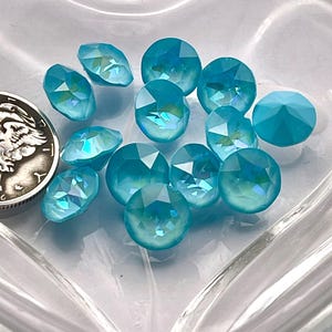 Ultra Turquoise AB UNF (39ss - 8mm) Swarovski 1088 XIRIUS Chaton Rhinestones