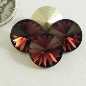 Bourgogne F (47ss - 10 mm) Swarovski 1122 Rivoli Stones