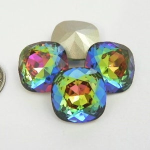 Vitrail Medium F  (18mm) Swarovski 4470 Cushion Cut Stones