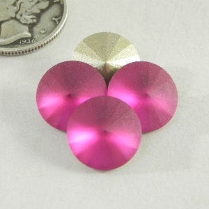Fuchsia Matte F (47ss-10mm) Swarovski Art 1122 Rivoli Stones