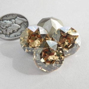 Crystal Golden Shadow F Art 1200 (55ss) Swarovski Dentelle Crystal Rhinestones
