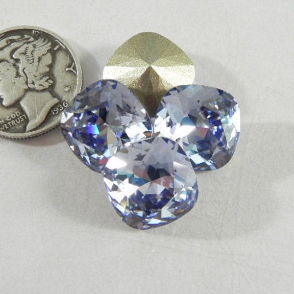 Provence Lavender F 12mm Swarovski 4470 Cushion Cut Stones