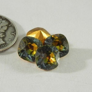 Vitrail Medium GF (8mm) RARE Vintage Swarovski Art 4471 Cushion Stones