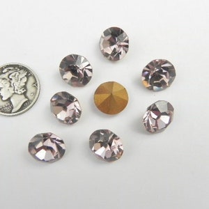 Light Amethyst GF (47ss-10mm) Vintage Swarovski Art 1100 Chaton Rhinestones