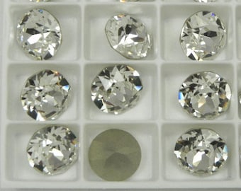 Strass Swarovski 1088 XIRIUS Chaton en cristal transparent (39ss-8 mm)