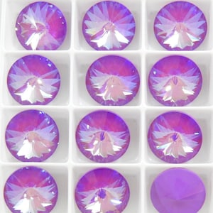 Ultra Jasmine AB (12mm & 14mm) Swarovski 1122 Rivoli Stones