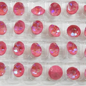 Ultra Raspberry AB UNF (39ss - 8 mm) Preciosa Maxima Chaton Rhinestones