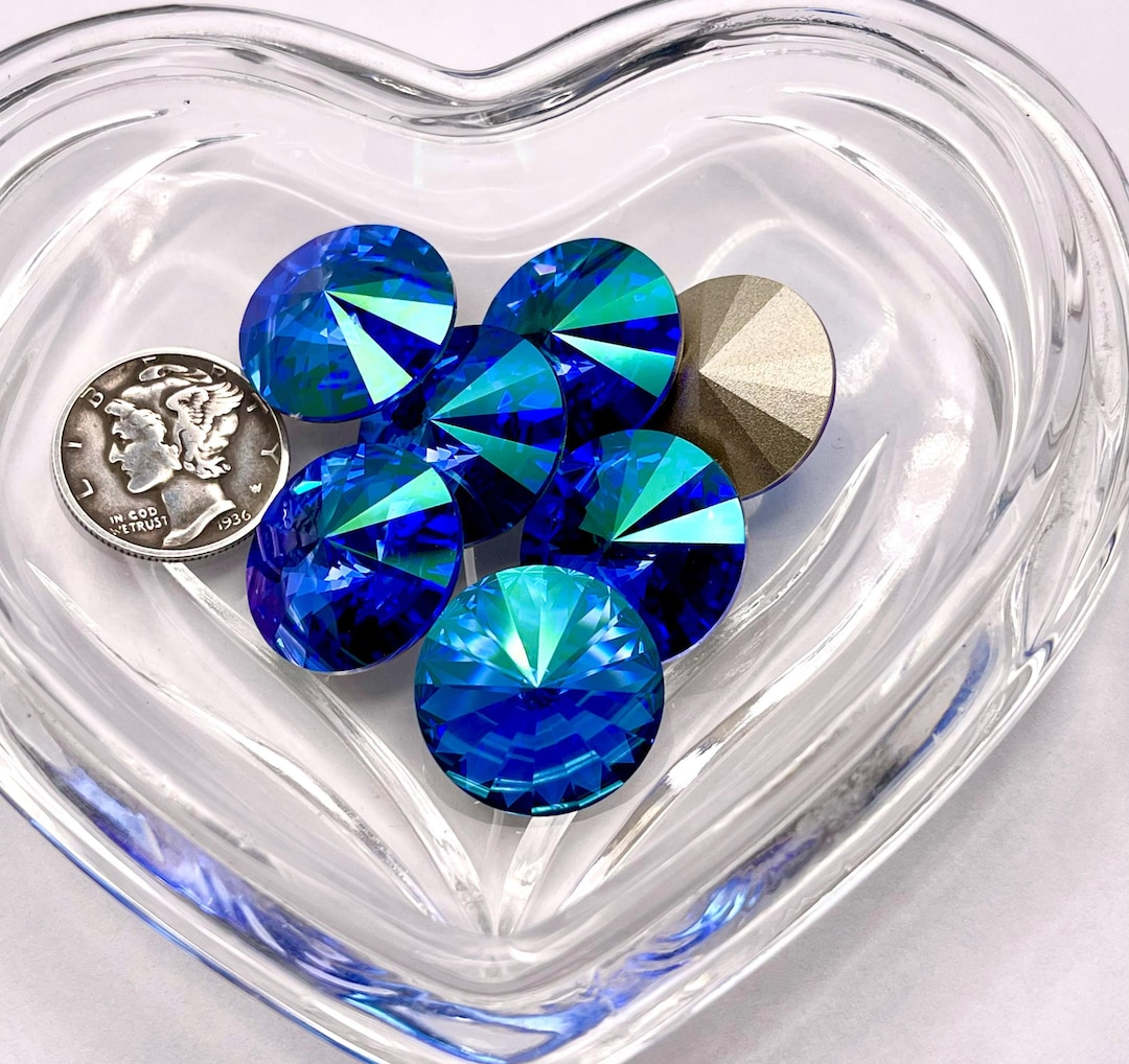 Midnight Stars F (18mm) Swarovski 1122 Rivoli Stones - Etsy