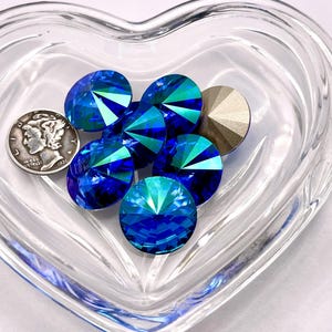 Midnight Stars F (18mm) Swarovski 1122 Rivoli Stones