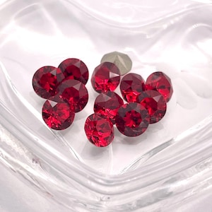 Cristales Swarovski 1088 XIRIUS Chaton Light Siam F (39ss-8 mm)