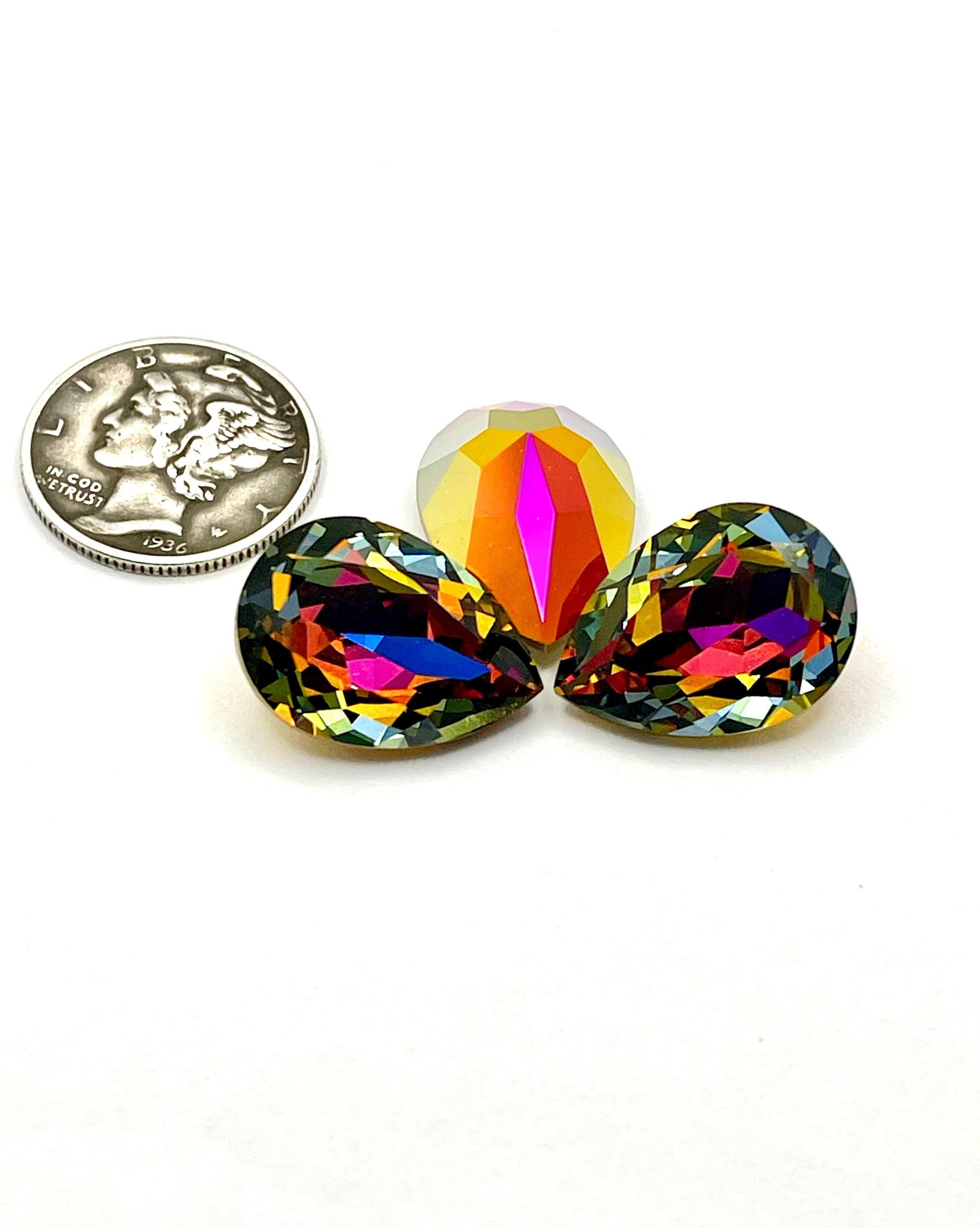 ボルケーノ UNF (18 x 13 mm) スワロフスキー アート 4320 ペア