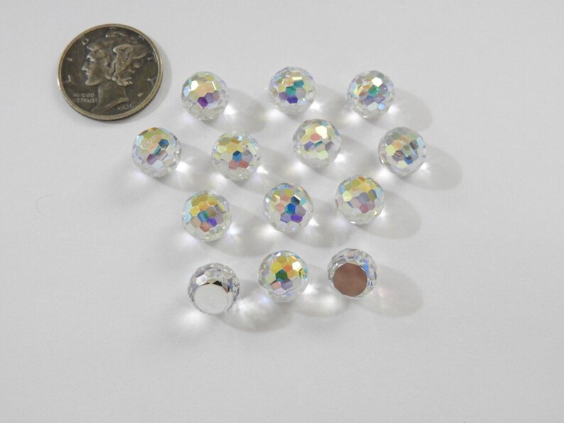 Cristal AB CAL VZ (8 mm) Swarovski 4861 Fireball Stones imagen 5