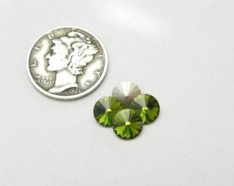 Olivino F (29ss, 12 mm o 14 mm) Piedras Swarovski 1122 Rivoli