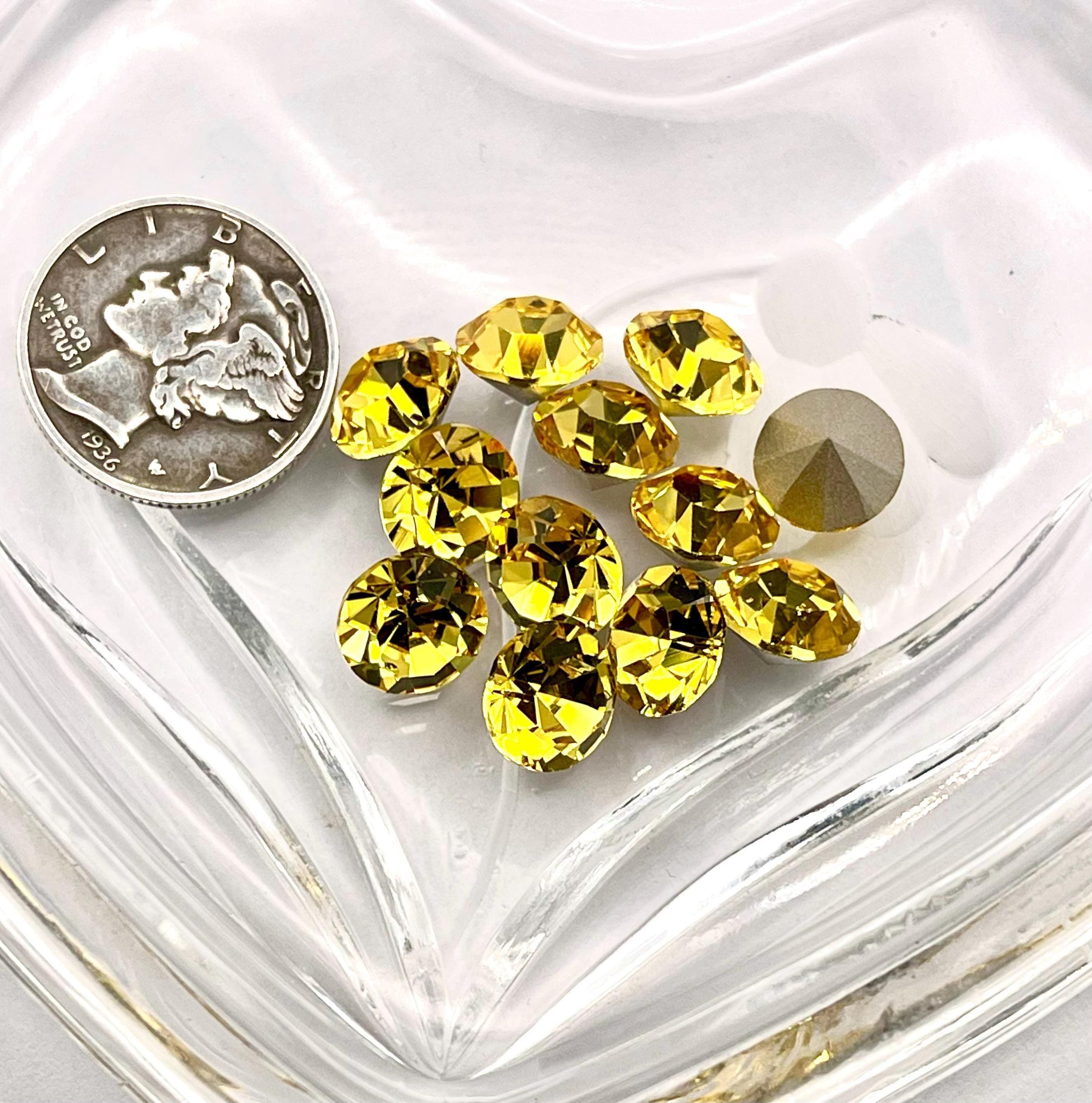 ライトトパーズ F (39ss - 8 mm) プレシオサ マキシマ シャトン ライン