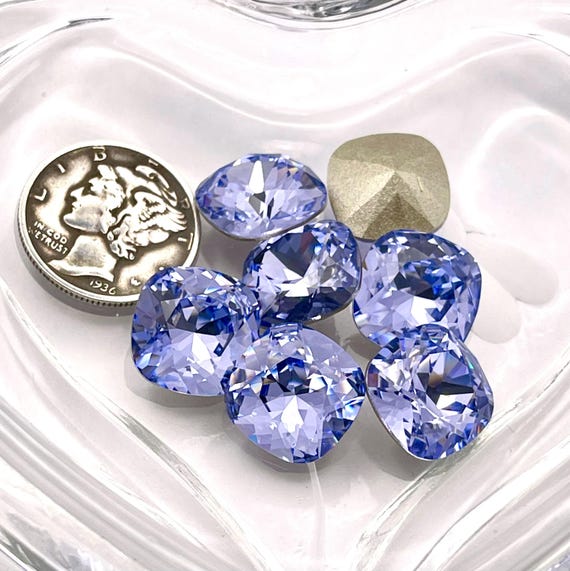 Provence Lavender F (12mm) Swarovski 4470 Cushion Cut Stones