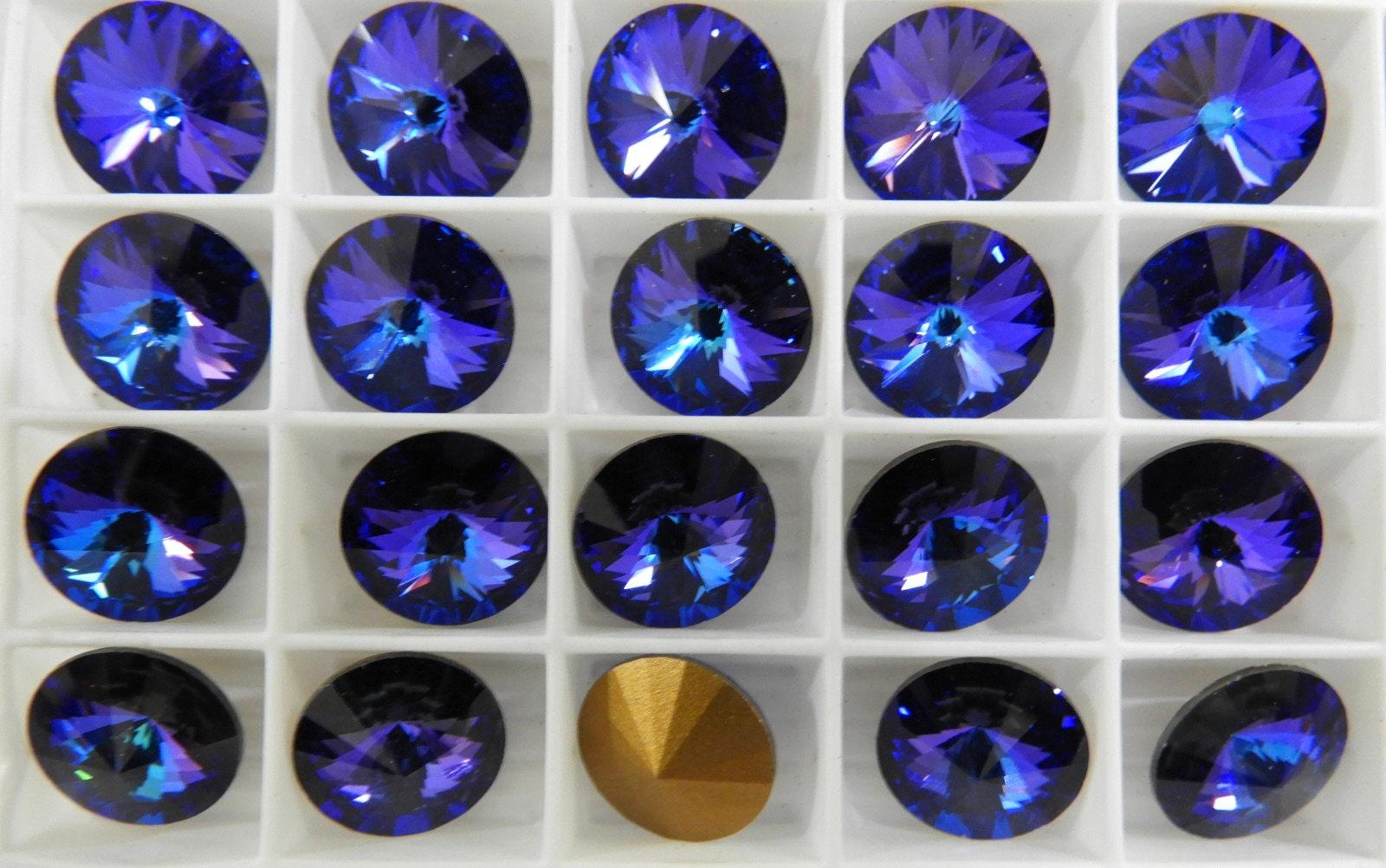 ヘリオトロープ GF (12 mm) ヴィンテージ スワロフスキー 1122