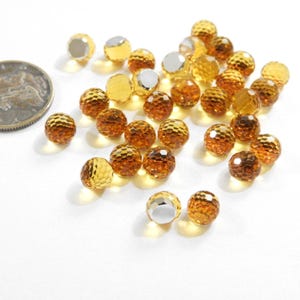 Topaz Comet Argent Light Z UNF (6mm) Vintage Swarovski 4861 Fireball Stones