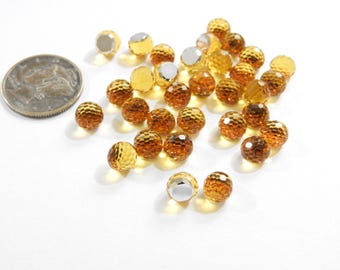Topaz Comet Argent Light Z UNF (6 mm) vintage Swarovski 4861 vuurbolstenen