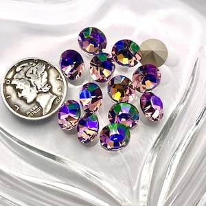 Ametista chiaro Illumine F (39ss-8 mm) Preciosa Maxima Chaton Strass