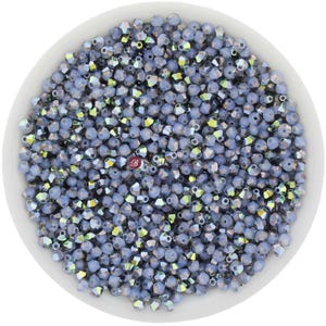 White Opal Starshine (4mm) Swarovski Art 5328 Crystal Bicone Beads