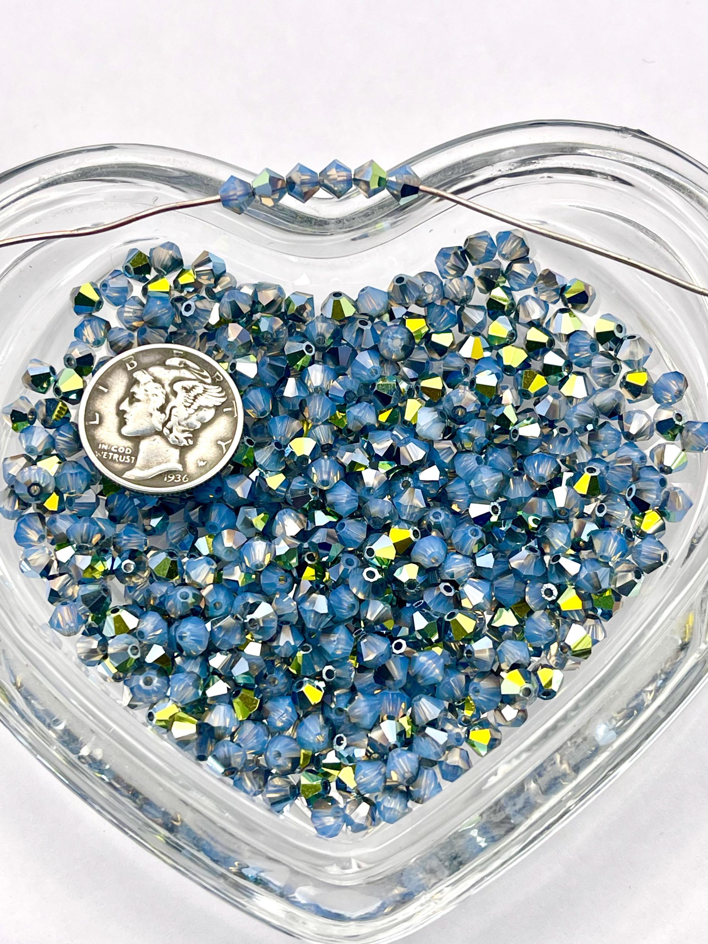 ホワイトオパールスターシャイン（4mm）スワロフスキーアート5328 