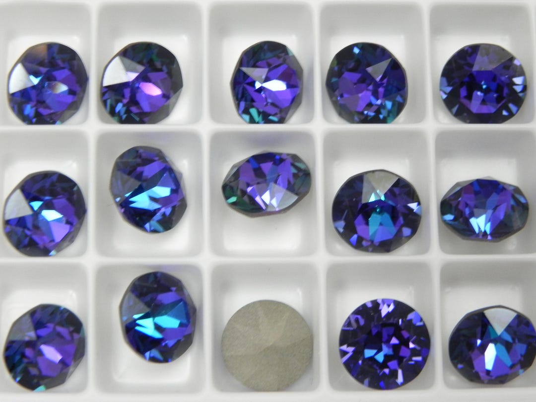 Heliotrope F (8mm - 39ss) Swarovski 1088 XIRIUS Chaton Rhinestones - Etsy