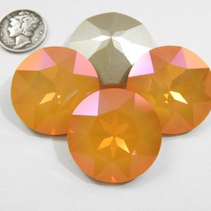 Mango Tango F (27 mm) Swarovski 1201 Dentelle Rivoli Stones